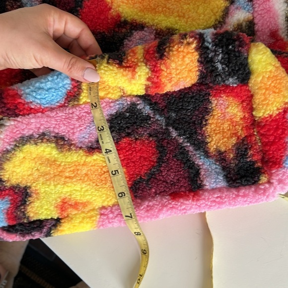 Desigual Faux sheepskin maxi shopper bag - Picture 11 of 12